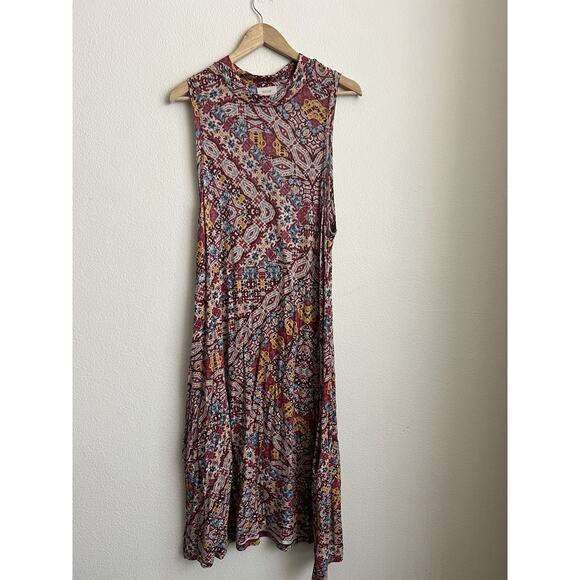 Anthropologie Maeve Lilt Dress Womens Large Swing Dress - Picture 2 of 7